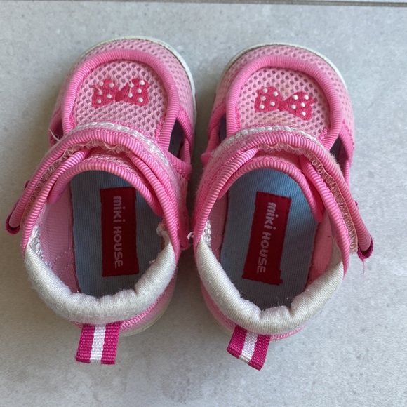 Mikihouse pink baby summer Shoe, size 11.5cm - Picture 2 of 6
